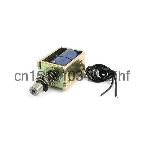 DC 12V 2mm 415g Open Frame Push Pull Type Magnet Electromagnet Solenoid