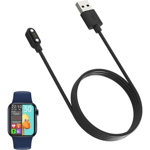 Smartwatch Dock Charger Adapter USB Fast Charging Cable Cord Wire for HW12 40MM HW16 44MM Wristwatch Smart Watch Accessories