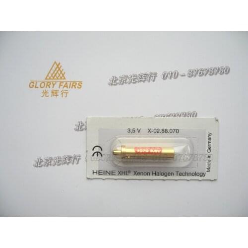 Heine XHL #070 3.5V X-02.88.070 xenon halogen technology lamp,Beta200 Beta 200/S/M2/AV,direct ophthalmoscope,X-002.88.070 bulb