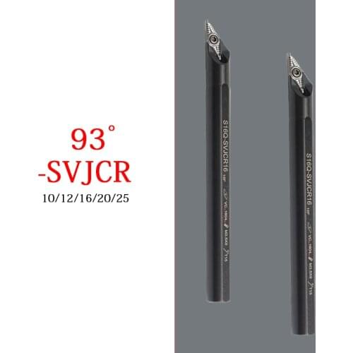 S10K-SVJCR11 S16Q-SVJCR11 S20R-SVJCR11 -SVJCR16 SVJCR Carbide Wood Turning Tools Set CNC Inner Hole Turning Tool Lathe Cutting