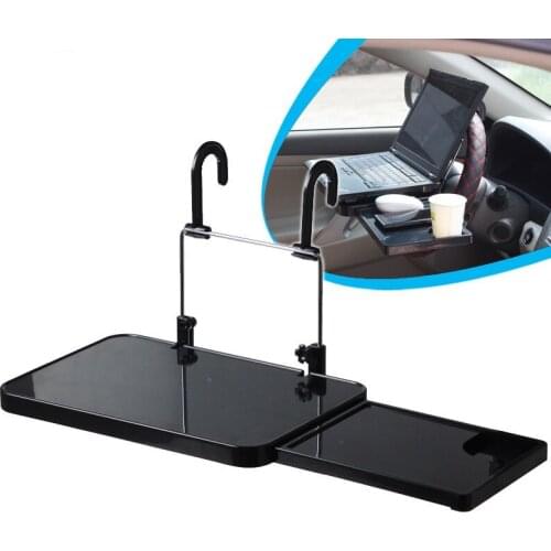 Made of high quality ABS plastic, durable. Second generation with drawers. Can be installed in the car steering wheel and seat b