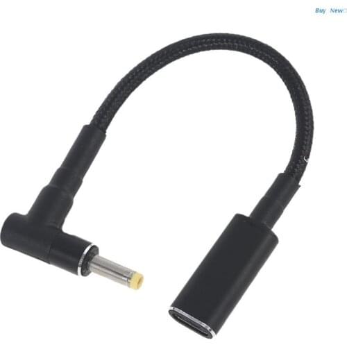 20CE Fast Charging USB-C Type-C to DC 4X1.7mm Cable Data Sync Accessories PD 100W