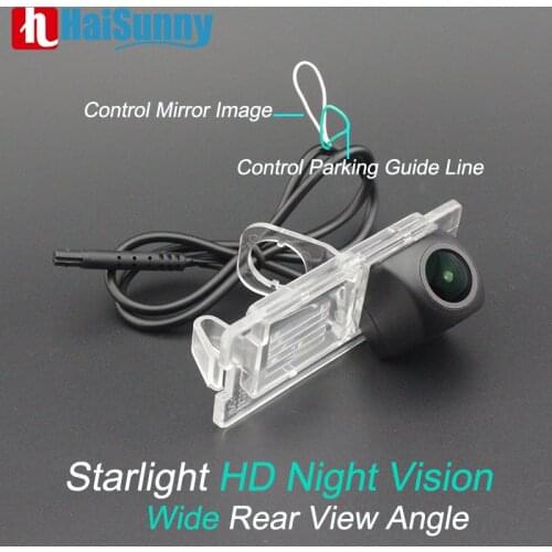 HaiSunny Full HD Rear View Reverse Camera For Renault Megane 2 3 Scenic 3 Laguna X91 Espace 4 Night Vision Fisheye Lens Car