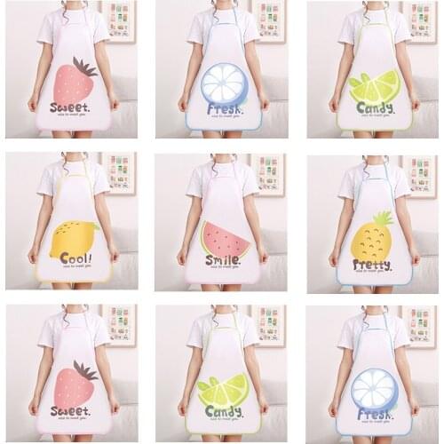 Cute Fresh Fruit Princess Older Children Apron Kitchen Sleeveless Apron