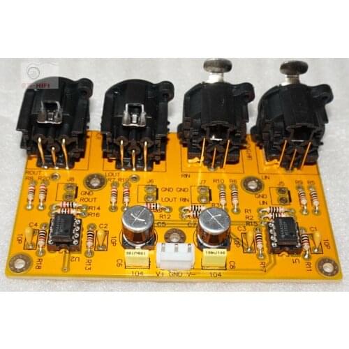NEW Op Amp Amplifier Balance Preamp Unbalanced Balance Balance To Unbalance RCA To XLR Board Kit Finished Board NE5532 / DC+-15V