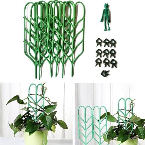 Gardening Pillar Climbing Flower Stand Balcony Flower Stand Plant Growth Stand Plant Support Fixed Frame Climbing Flower Stand