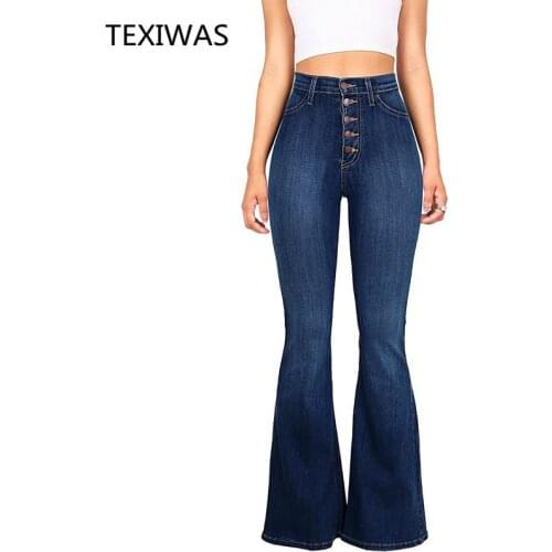 TEXIWAS Women's Flared Jeans