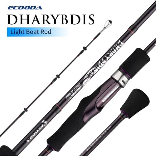ECOODA ECCB DHARYBDIS Light Boat Fishing Rod 1.37m 1.67m 83g 100g 3pcs Jigging Fishing Rod Coating Rod Offshore Fishing Rods
