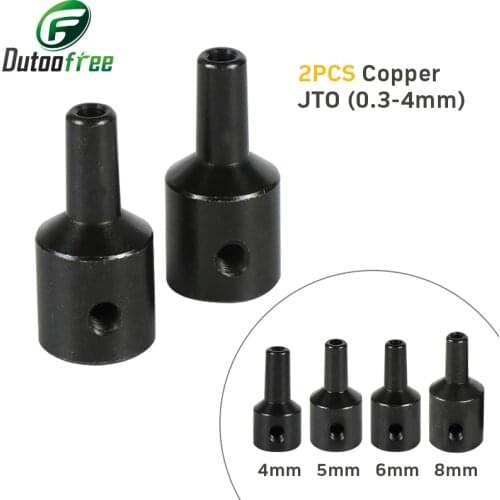 2PCS/lot Drill Attachment Copper JTO (0.3-4mm) Drill Chuck Connection Sleeve Connecting Rods for 5/ 6/ 8 mm Motor Shaft