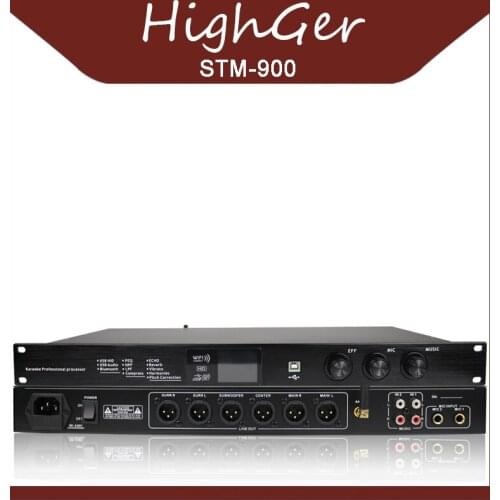 HighGer Processore di Effeti tDigitali Audio Professionale Sistema Controllo Attrezzature Piena Funzionalità Karaoke Bluetooth