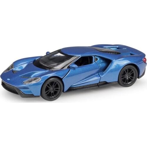 1:36 Diecast Models 2017 Ford GT Blue Model Toys model cars Alloy Car Diecast Metal Pull Back Car Toy For Gift Collection