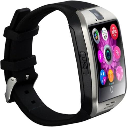 1PCS Q18 Bluetooth Smart Watch Phone with 0.3M Camera MTK6261D Smartwatch for android phone Micro Sim TF card Men Women Watch