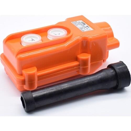 1pcs cob-61 button switch rainproof electric hoist switch driving switch crane button control switch