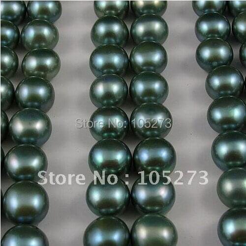 Free shipping AAA 7-8MM Blue color Genuine fresh water button pearls half drilled 30pairs/lot New Arrive Pearl Jewelry Hot Sale