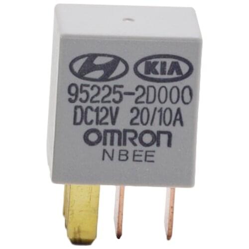 5pcs/lot Car violet relay 12V 20A OMRON 5 Pins Grey color