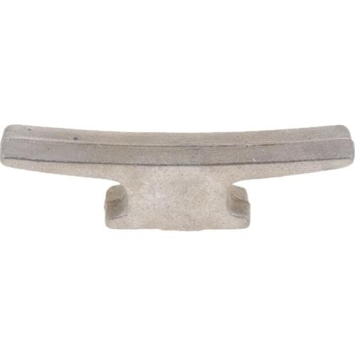 6 Inch Dock Cleats ,Rough Cast Hot Dipped Galvanized Aluminum Alloy Perfect for Boat Docks or Maritime Decoration