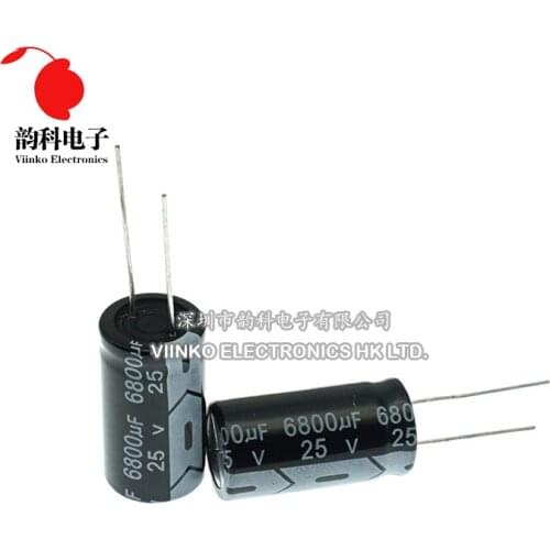 25V Aluminum Electrolytic Capacitor 10UF 22UF 47UF 100UF 220UF 470UF 680UF 1000UF 2200UF 3300UF 4700UF 6800UF 22000UF