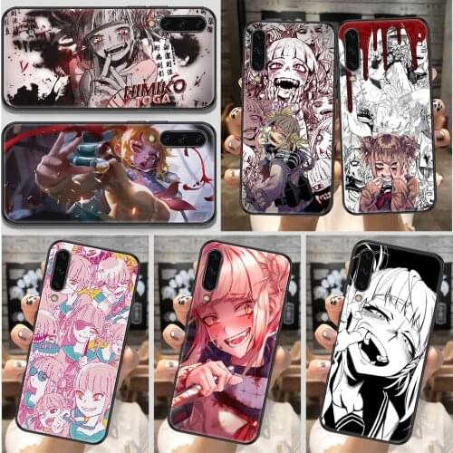 Anime Himiko Toga Phone Case For Samsung Galaxy A 10 12 20E 21S 30 32 40 50 51 52 70 71 72 5 6 7 2016 2018 black soft shell art