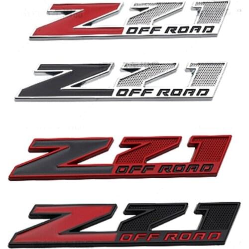 Car Sticker Emblem Front Hood Grille Badge Decals for Chevrolet Silverado Chevy Colorado Z71 OFF ROAD SIERRA 4X4 GMC styling