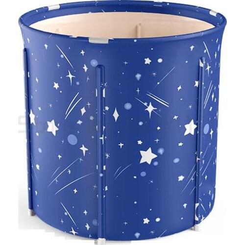 Household adult bath barrel folding heating bath barrel bidet whole body bath barrel