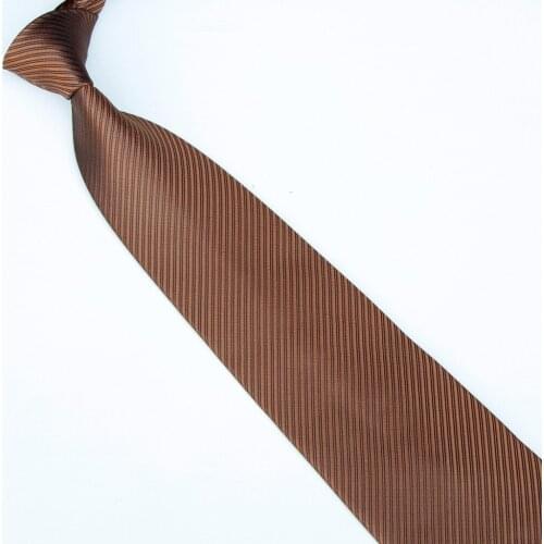 HOOYI 2019 fashion solid striped neck ties for men 19colors