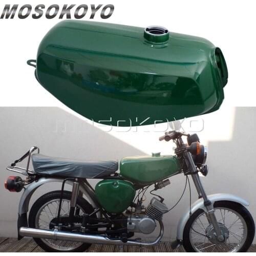 Gloss Green Motorcycle Vintage Oil Tank Classic Gas Fuel Tank for Simson S50 S51 S70 80s Orange