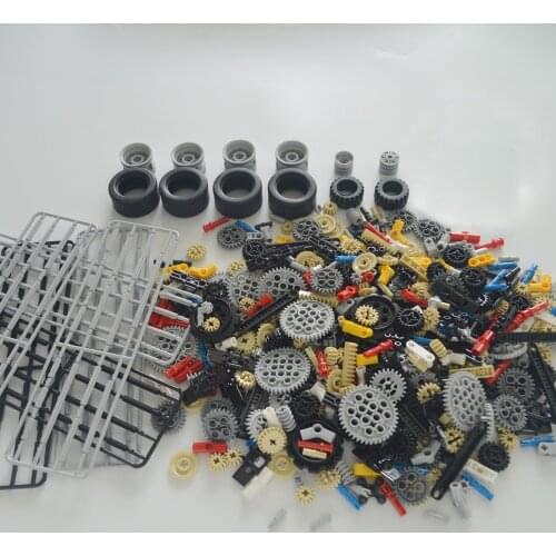 Bulk Gear Cross Axle Pin Lift Arms Conector high-tech Parts Car Beam Sets Compatible All Brand Small Building Bricks Blocks Toys