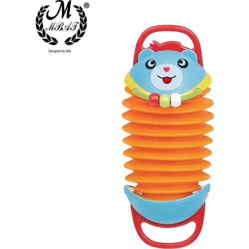 M MBAT Orff Musical Instruments ABS Music Bear Accordion Musical Instruments Colorful Baby Early Education Educational Orff Toys