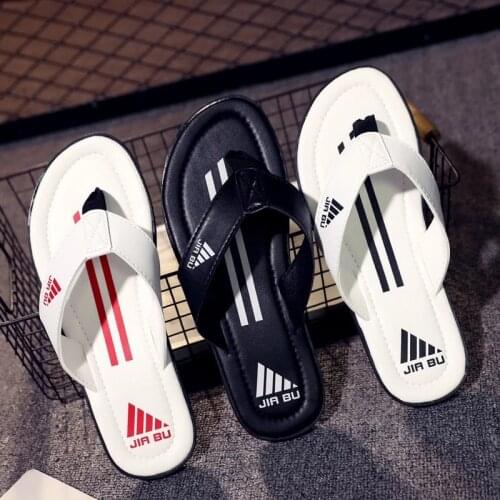 Men Slippers Shoes Summer Zapatillas Hombre Casual White Shoes Non-Slip Flip Flops High Quality Beach Sandals Chaussure Homme