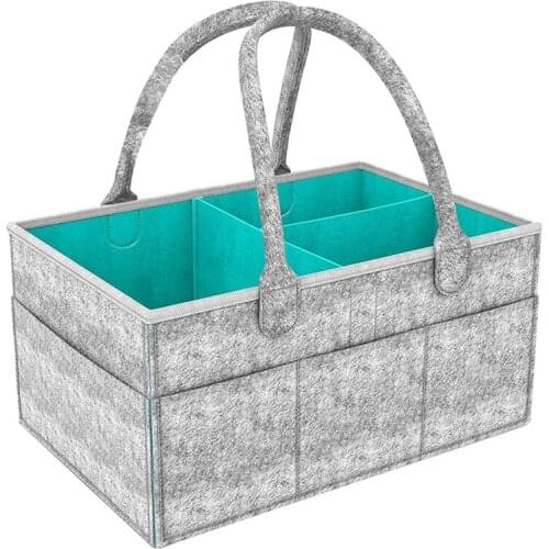 Portable Large Diaper Caddy Tote Baby Diaper Caddy Organizer Portable Holder Bag For Changing Table And Car, Nursery Essentials