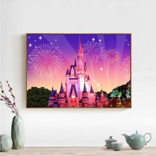 Christmas Wall Decoration DIY Diamond Painted 5D Diamond Painted Beach Kit D30