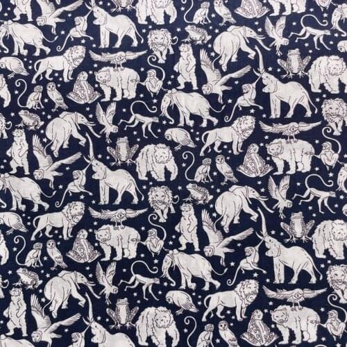 Christamas 80S Like Libert* Cotton Poplin Fabric For Kids Baby Sewing Cloth Dresses Skirt DIY Handmade Half Meter Purses