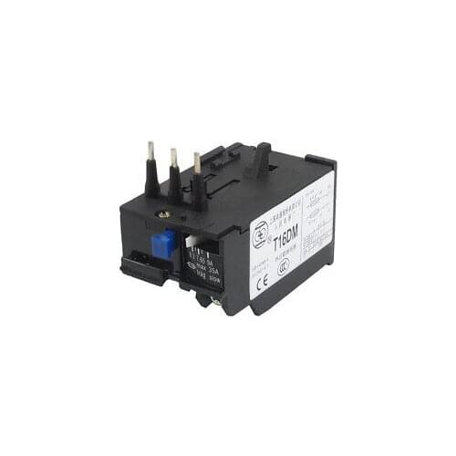 T16DM 3 Pole 6.3A-9A Current Range Motor Thermal Overload Relay 1NO 1NC