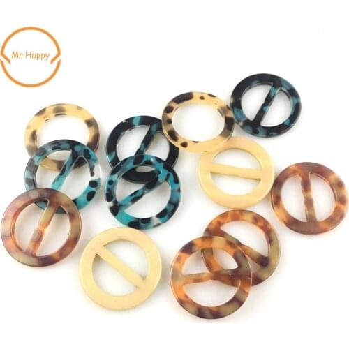 10pcs/lot inner size 23mm Round bar adjuster Buckle Buttons Invitation Ribbon Slider For Garment and Bags decoration