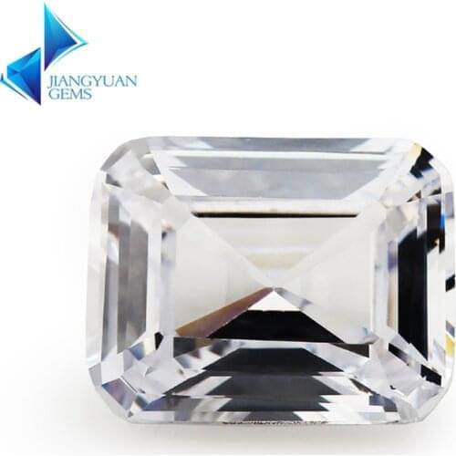 4x6~9x11mm Octangle Shape Emarald Cut D Color Lab Grown Loose Moissanites Stone Test Positive