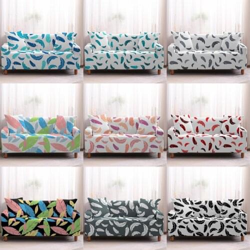 Leaves Couch Cover 1/2/3/4 Seaters,Fabric Sofa Cover for Living Room, Stretch Sofa Slipcover,Furniture Protector for Kids Pets