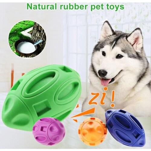 Pet Toys Dog Chew Ball Rubber for Large Dogs Resistant to Bite Interactive Puzzle Toy To Clean Tooth Pet Supplies