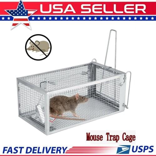 Easy to Use Trap Cage Small Live Animal Pest Rodent Repeller Mouse Control Bait Catch Mice Hamster Cage Catch Mouse Trap