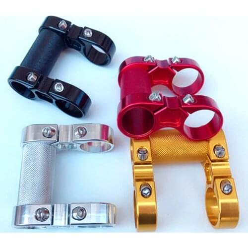 Litepro S82 Folding Bike 25.4 Double Handlebar Stem Bicycle Adjustable Double Handlebar Stem Ultralight 73g