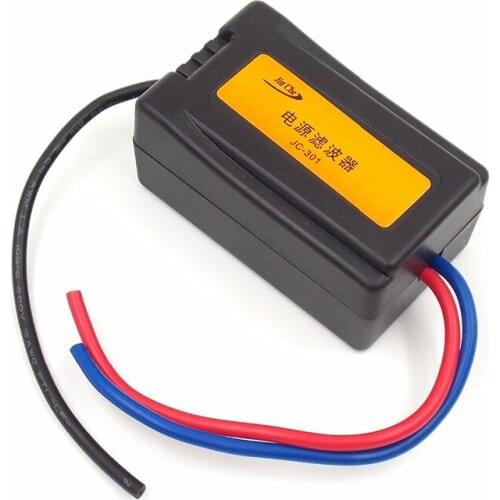 Motorcycles Car Audio power filter Filtering the noise 12V Eliminate the interference noise power