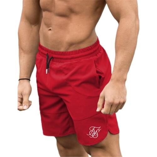 Sik silk Fitness Bodybuilding Shorts Man Summer Gyms Workout Male Breathable Mesh Quick Dry Sportswear Jogger Beach Short Pants