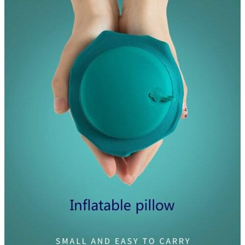 Push Inflatable U-shaped Pillows Travel Outdoor Portable Pillow Neckrest Travel Folding Slow Rebound Train Plane Office Travel