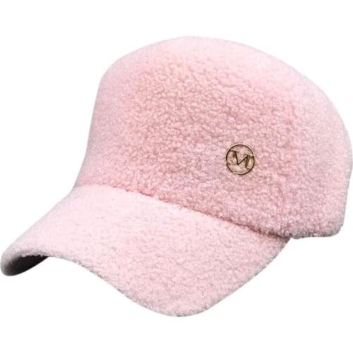 New Casual Outdoor Warm Winter Cap Girl Women Adjustable Animal Pattern Faux Fur Baseball Cap Cotton Hip-Hop Hat Visor