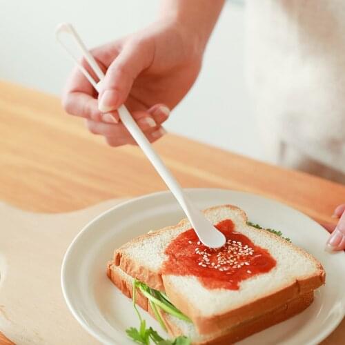 Egg Whisk Plastic Mini Multifunctional Egg Beater Kitchen Utensil With Teaspoon Milk Egg Beater Egg Mixing Mixer Justdolife