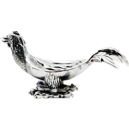 Cock Cigar Holder Portable Cigarette Travel Stander 925 Sterling Silver Mini Smoking Stand Tools Accessories For Cohiba
