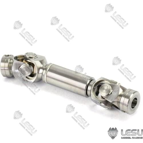 69-76MM LESU Metal Drive Shaft for 1/14 TAMIYA RC Tractor Truck Dumper DIY Car Model Scania