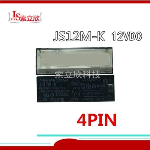 10PCS/5PCS 100%Original NEW relay JS24M-K 24VDC JS12M-K 12VDC JS24M K 24V JS12M K 12V JS12MK JS24MK 4PIN 8A Power relay