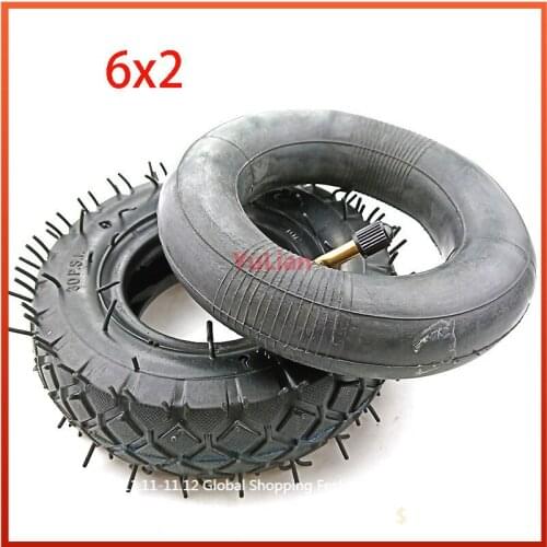 6x2 tube tyre 6*2 tyre fits Electric Scooter for Modified Wheel Pneumatic Tyre Electric Scooter F0 Pneumatic Wheel