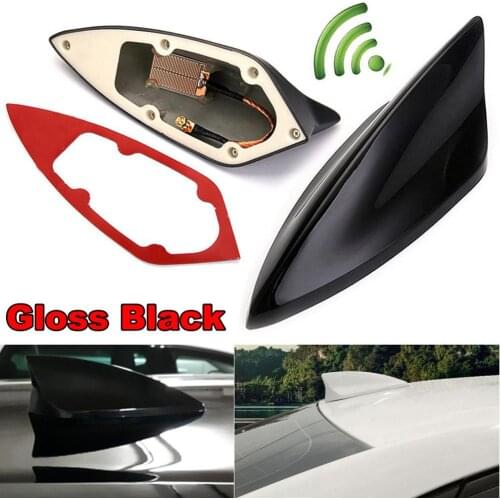 Stylish Universal Auto Car Roof Shark Fin Signal Antenna FM/AM Radio Aerial