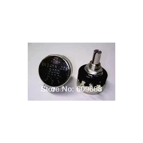 Carbon Film Single Turn Resistance Adjustable Potentiometer RV24YN